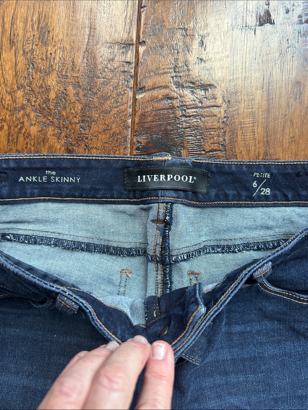 Liverpool The Ankle Skinny Jeans Size Petite 6 / 28 - Picture 2 of 7